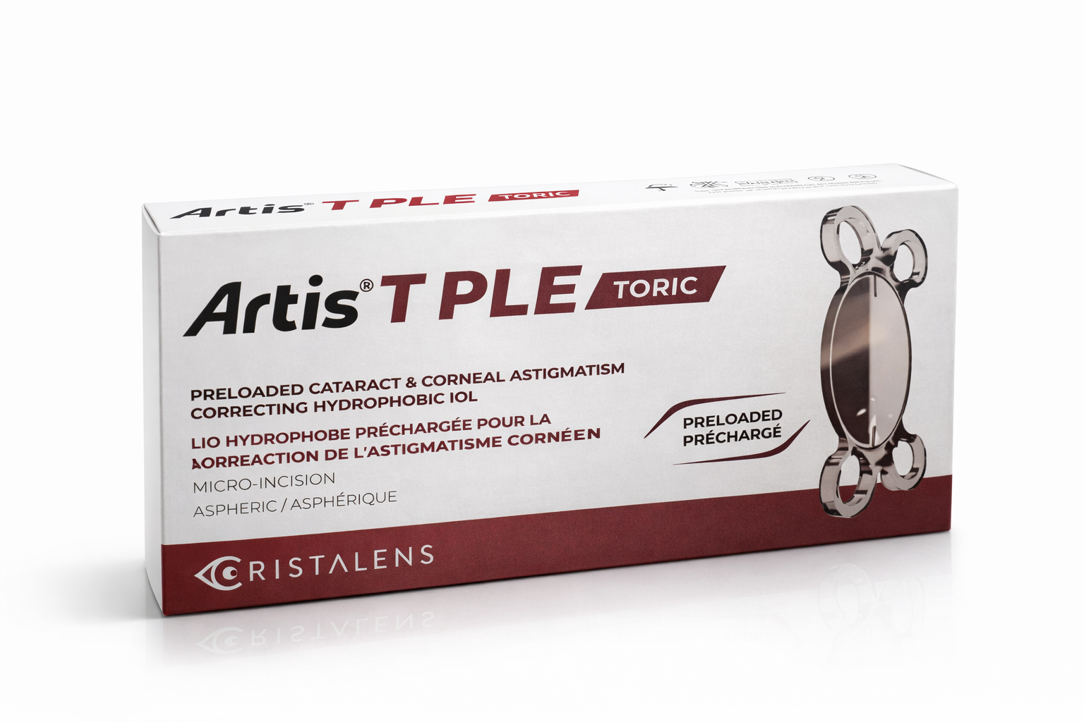 Artis Toric packaging
